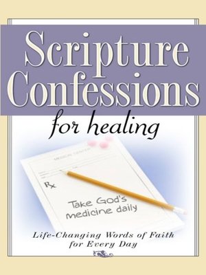 cover image of Scripture Confessions for Healing